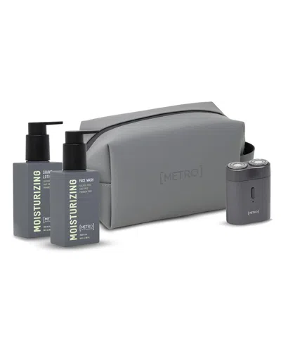 Metro Man Metroman 100ml Moisturizing Face Wash & Shave Lotion Bundle + Pilot Waterproof Usb Electric Shaver
