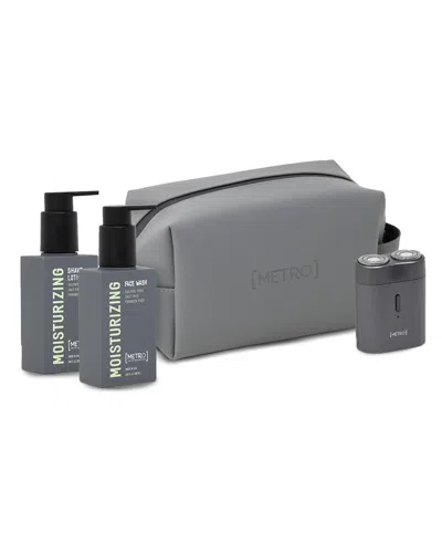 Metro Man Metroman 100ml Moisturizing Face Wash & Shave Lotion Bundle + Pilot Waterproof Usb Electric Shaver &