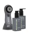 Metro Man Travel Size Face Wash 100ml And Shave Lotion 100ml Set & Usb Facial Brush Set