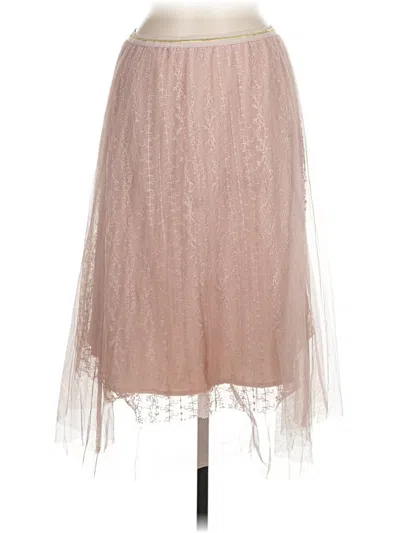 Pre-owned Metro Wear Formal Skirt In Pink