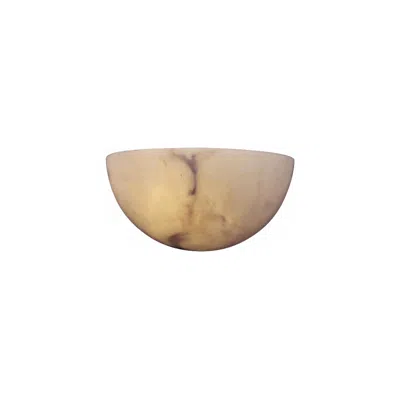 Metropolitan Andalucia 1-light White Wall Sconce With Faux Alabaster Shade