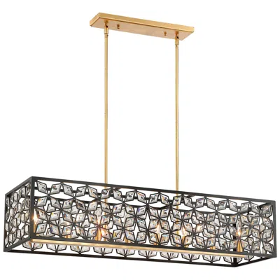 Metropolitan Brookcrest 39 1/4" Wide Crystal Kitchen Island Light