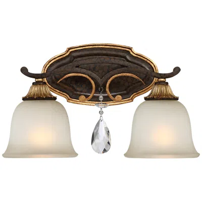 Metropolitan Chateau Nobles 16 1/4"w Bronze Bath Light