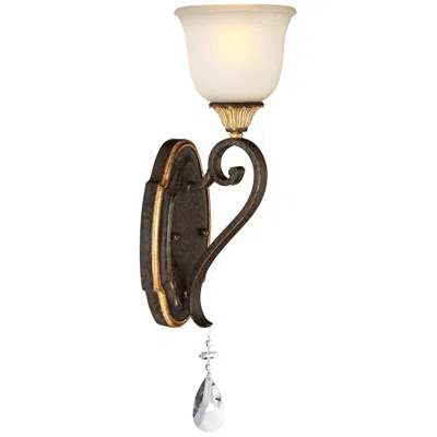 Metropolitan Chateau Nobles 21 3/4"w Bronze Wall Sconce