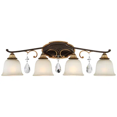 Metropolitan Chateau Nobles 32 1/2"w Bronze Bath Light