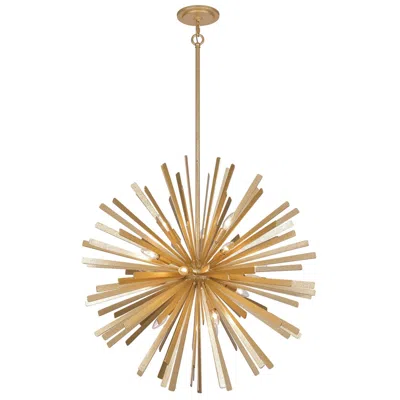 Metropolitan Confluence 16-light Piastra Gold Pendant