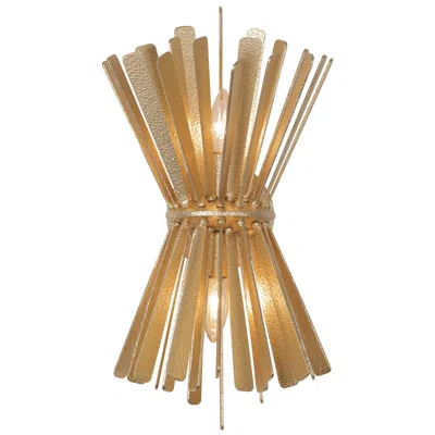 Metropolitan Confluence 2-light Piastra Gold Wall Sconce