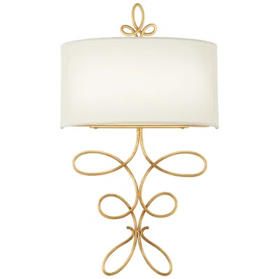 Metropolitan Gianella 19 1/2" High Gold Leaf Led Wall Sconce