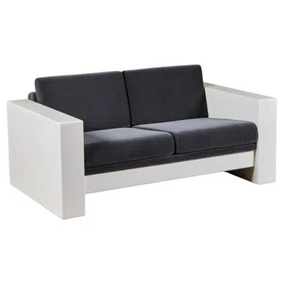 Pre-owned Metropolitan Jules Heumann Loveseat For  Furniture In Gray