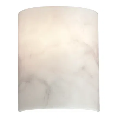 Metropolitan Lighting Andalucia 10" Alabaster Dust Glass Wall Sconce