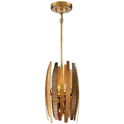 Metropolitan Manitou 9 1/2"w 4-light Ardor Gold Mini Pendant