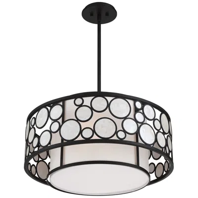 Metropolitan Mosaic - 4 Light Oil Rubbed Bronze Pendant