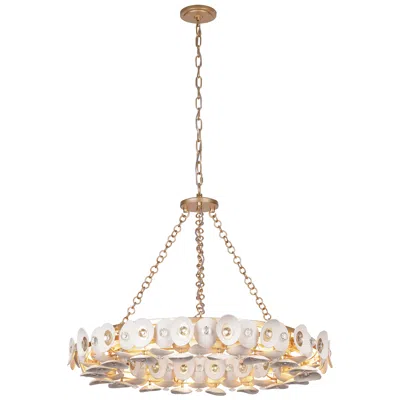Metropolitan Niu 10-light Fawn Gold 34.5-in Dia Pendant