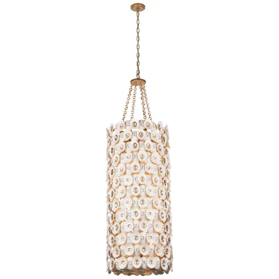 Metropolitan Niu 12-light Fawn Gold 20.5-in Dia Foyer Pendant