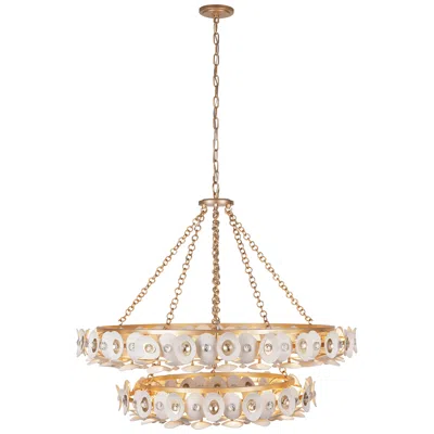 Metropolitan Niu 22-light Fawn Gold 39-in Dia Chandelier