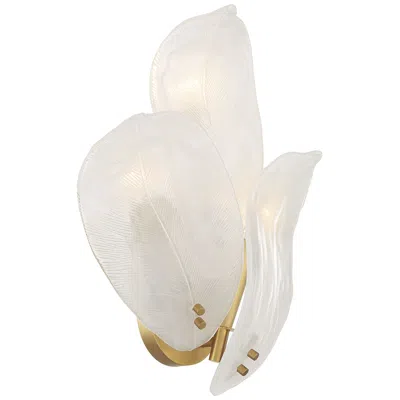 Metropolitan Orchid 18 1/4" High Legacy Brass 3-light Wall Sconce