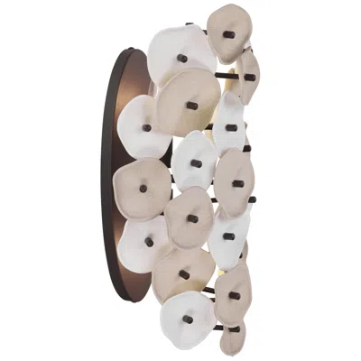 Metropolitan Ravelin 2-light 9-in Dark Bronze Wall Sconce