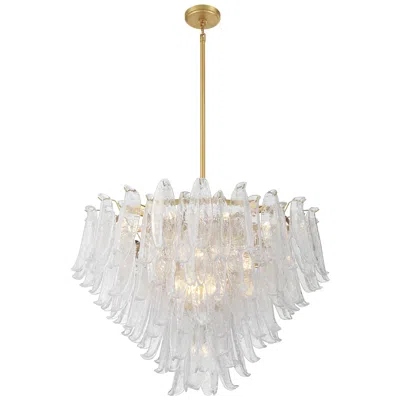 Metropolitan Regent 17-light 36.75-in Legacy Brass Indoor Chandelier