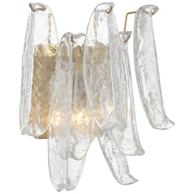 Metropolitan Regent 2-light 11.5-in Legacy Brass Indoor Wall Sconce