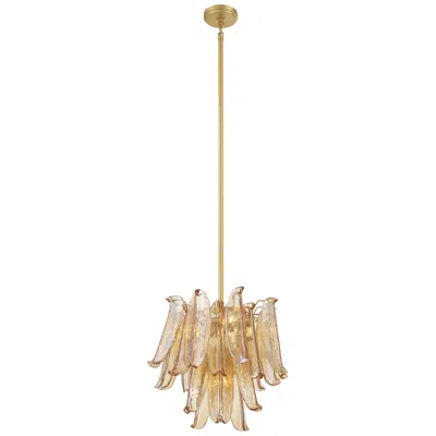 Metropolitan Regent 4-light 17.75-in Legacy Brass Indoor Chandelier