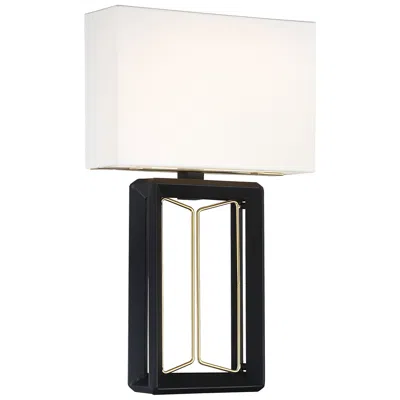 Metropolitan Sable Point 21" High Sand Coal Led Wall Sconce