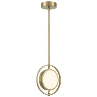 Metropolitan Spectr Led 1-light Soft Brass Mini Pendant