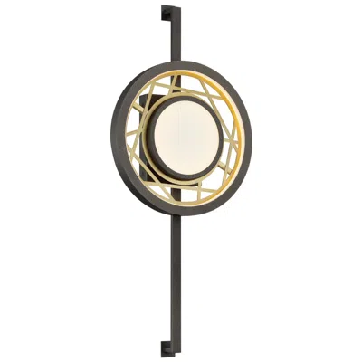 Metropolitan Tribeca Led 12.25-in Iron And Soft Brass Indoor Wall Sconce