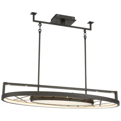 Metropolitan Tribeca Led 44-in Iron And Soft Brass Indoor Island Chandelier