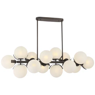 Metropolitan Vino 14-light 17.5-in Dark Bronze Indoor Island Chandelier