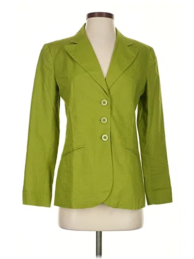 Pre-owned Metrostyle Blazer Jacket In Green