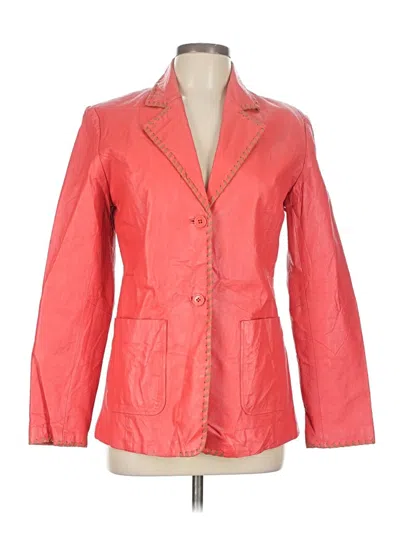 Pre-owned Metrostyle Blazer Jacket In Pink