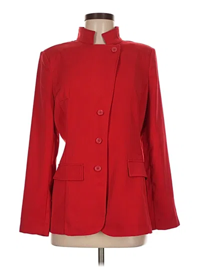 Pre-owned Metrostyle Blazer Jacket In Red