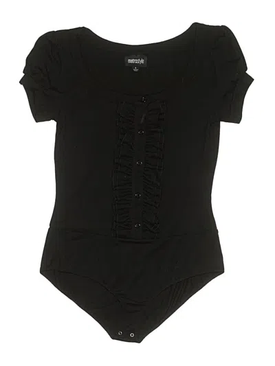 Pre-owned Metrostyle Bodysuit In Black