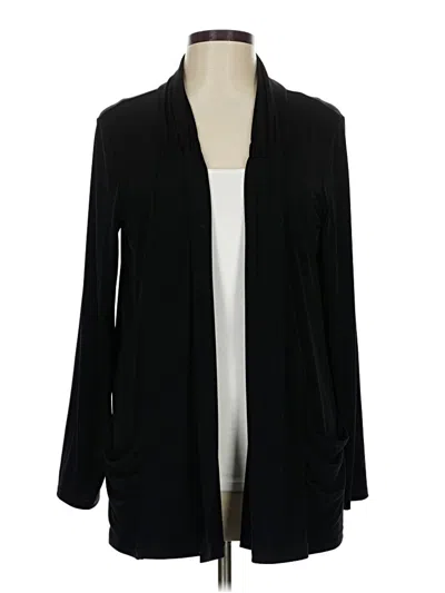 Pre-owned Metrostyle Cardigan Sweater In Black