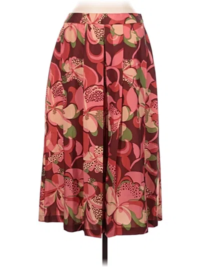 Pre-owned Metrostyle Casual Skirt In Burgundy