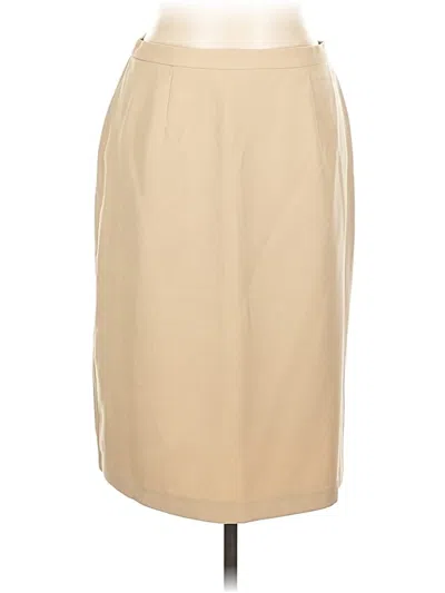 Pre-owned Metrostyle Formal Skirt In Brown