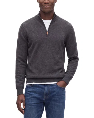 Mette 100% Cashmere 1/4-zip Sweater In Gold