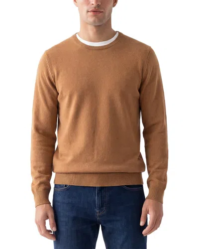 Mette 100% Cashmere Crewneck Sweater In Brown