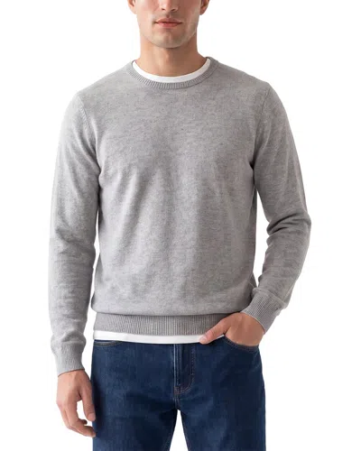 Mette 100% Cashmere Crewneck Sweater In Gray