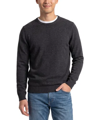 Mette 100% Cashmere Crewneck Sweater In Gray