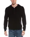 Mette Cashmere 1-4-zip Hoodie In Black