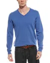 Mette Cashmere V-neck Sweater In Blue