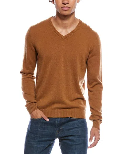 Mette Cashmere V-neck Sweater In Brown