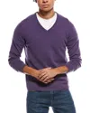 Mette Cashmere V-neck Sweater In Purple
