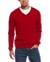 Mette Cashmere V-neck Sweater In Red
