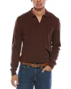 Mette Merino Wool Polo Sweater In Brown