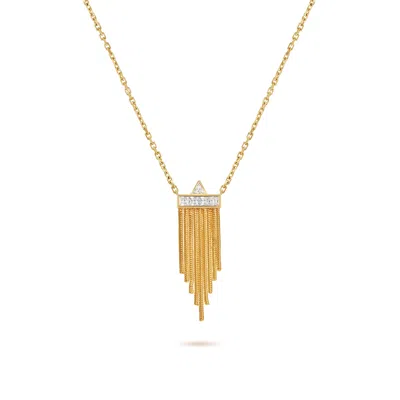 Meulien Women's Mini Tassel Necklace - Gold