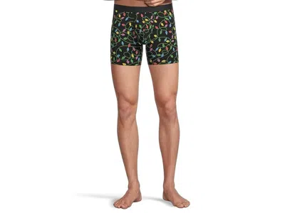 Meundies Boxer Brief Underwear Mens Multi String Lights Stretch Buu571 In Brown