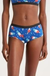 Meundies Cheeky Briefs In Patriotic Pops