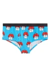 Meundies Cheeky Briefs In Shroom Mates